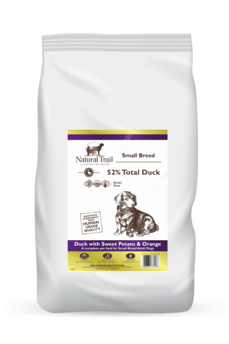 NATURAL TRAIL Small Breed Duck 6kg kaczka z batatami