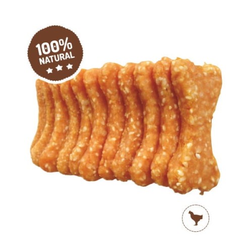 WET-ART Kości ryżowe z kurczaka S 500g naturalny przysmak dla psa