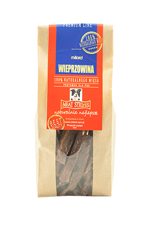 Milord Przysmak dla psa Paski z wieprzowiny 150g