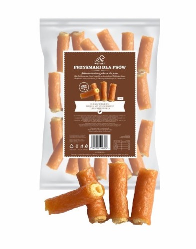 WET-ART Rurki ryżowe z kaczki 500g przysmak dla psa