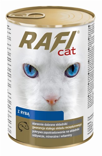 RAFI Cat z rybą w sosie 415g