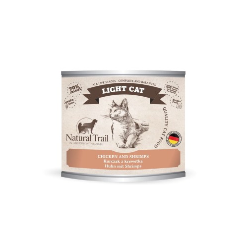 NATURAL TRAIL Light Cat Sterilised 200g puszka