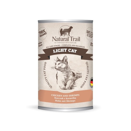 NATURAL TRAIL Light Cat Sterilised 400g puszka