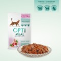 OPTIMEAL dla kotów Jagnięcina i warzywa w galarecie 85g