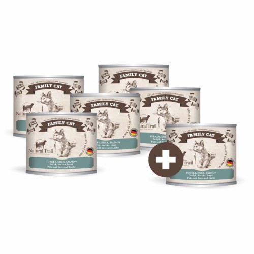 NATURAL TRAIL Family Cat 6x200g puszka
