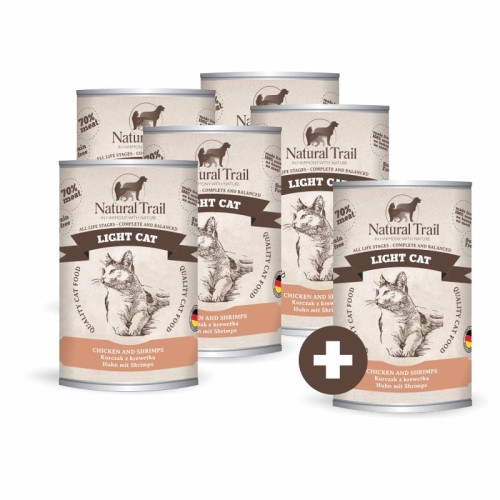 NATURAL TRAIL Light Cat Sterilised 6x400g puszka