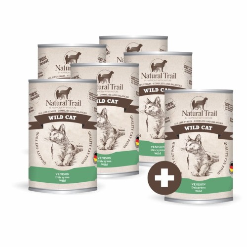 NATURAL TRAIL Wild Cat 6x400g puszka