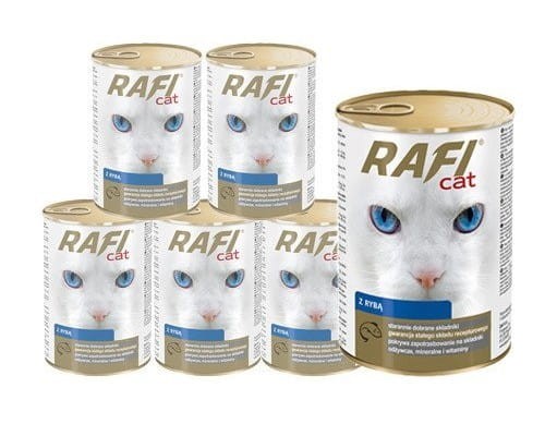 RAFI Cat z rybą w sosie 24x415g