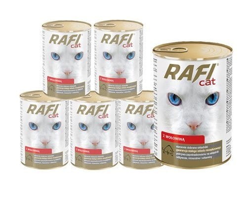 RAFI Cat z wołowiną w sosie 24x415g