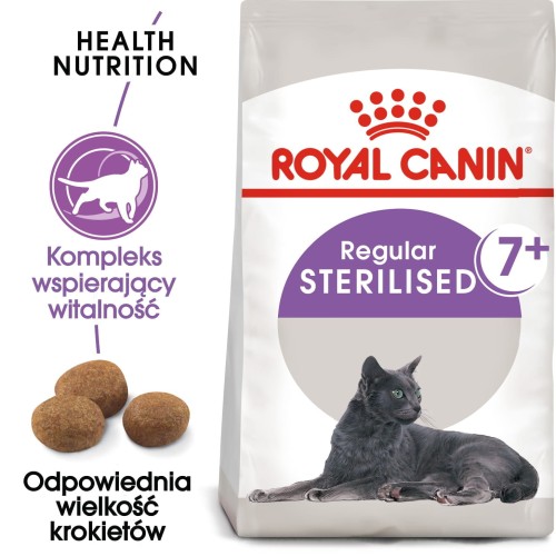 ROYAL CANIN Sterilised 7+ 3,5kg koty dorosłe od 7 do 12 roku życia, sterylizowane