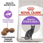 ROYAL CANIN Sterilised 37 10kg koty dorosłe od 1 do 7 roku życia, sterylizowane