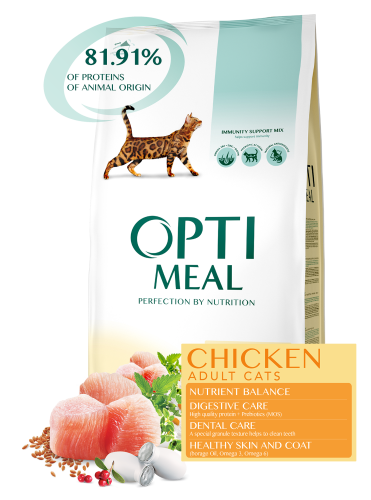 OPTIMEAL dla KOTÓW z kurczakiem 10kg