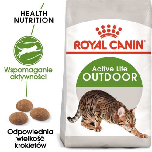 ROYAL CANIN Outdoor 4kg koty dorosłe wychodzące na zewnątrz