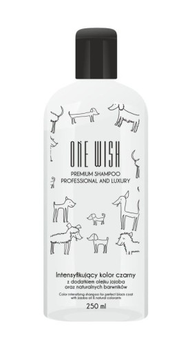 One Wish szampon intensyfikujący czarny kolor sierści 250ml
