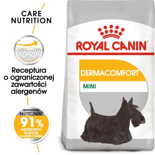 ROYAL CANIN Mini Dermacomfort 3kg psy dorosłe o wrażliwej skórze skłonnej do podrażnień