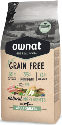 Ownat Just Grain Free Dog Adult Chicken 14kg