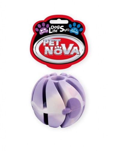 PET NOVA zabawka dla psa PIŁKA PŁYWAJĄCA na przysmaki 5cm