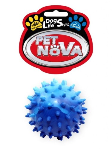 PET NOVA zabawka dla psa PIŁKA z wypustkami 4,5cm