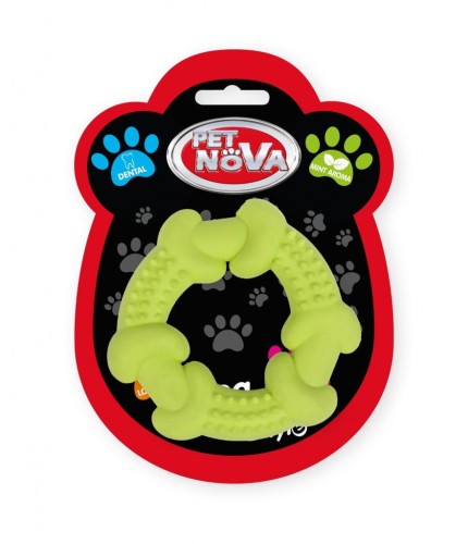 PET NOVA zabawka dla psa RINGO grube 10,5cm żółte