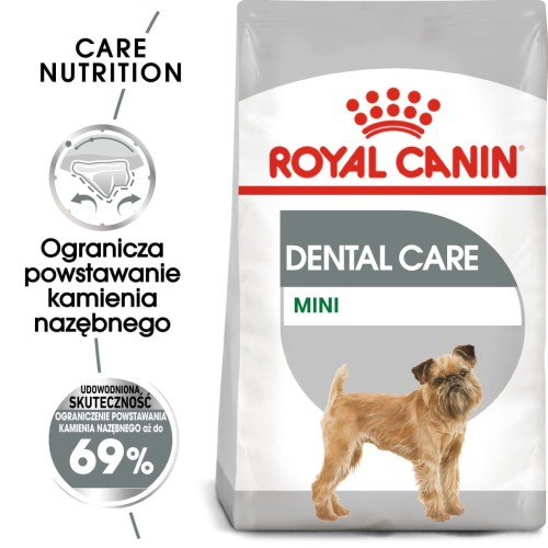 ROYAL CANIN Mini Dental Care 3kg psy dorosłe redukcja odkładania kamienia nazębnego