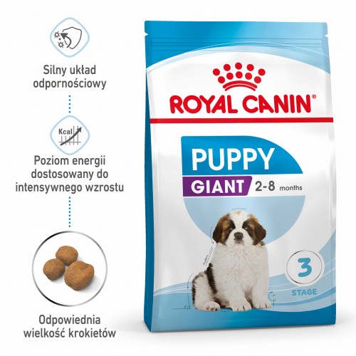 ROYAL CANIN Giant Puppy 15kg szczenięta od 2 do 8 miesiąca życia