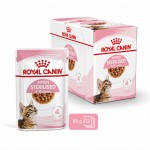 ROYAL CANIN Kitten Sterilised w sosie 12x85g kocięta do 12 miesiąca życia, sterylizowane