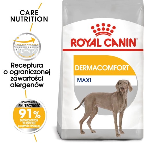 ROYAL CANIN Maxi Dermacomfort 12kg psy dorosłe o wrażliwej skórze skłonnej do podrażnień