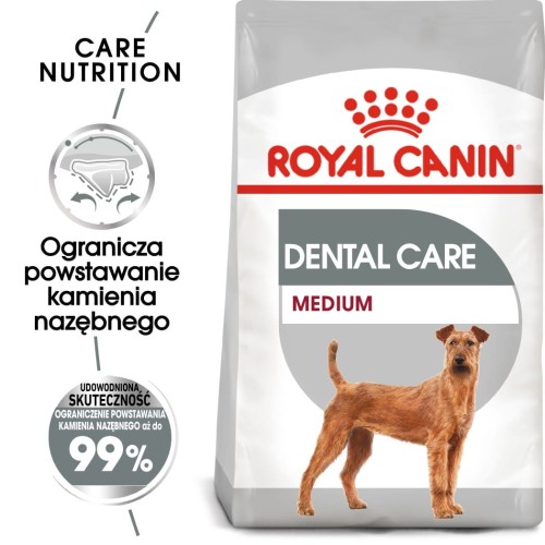 ROYAL CANIN Medium Dental Care 10kg psy dorosłe redukcja odkładania kamienia nazębnego