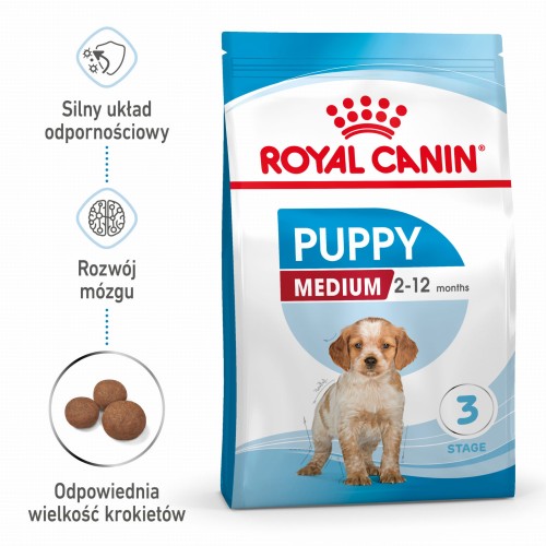 ROYAL CANIN Medium Puppy 1kg szczenięta od 2 do 12 miesiąca życia